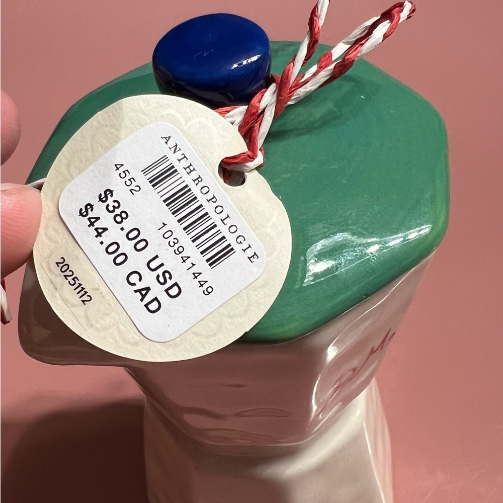 Anthropologie Candle Damson Madder Gourmand Caramel Cafe Figural Ceramic Candle - Picture 6 of 8